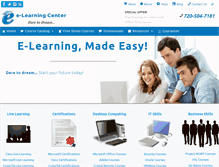Tablet Screenshot of e-learningcenter.com